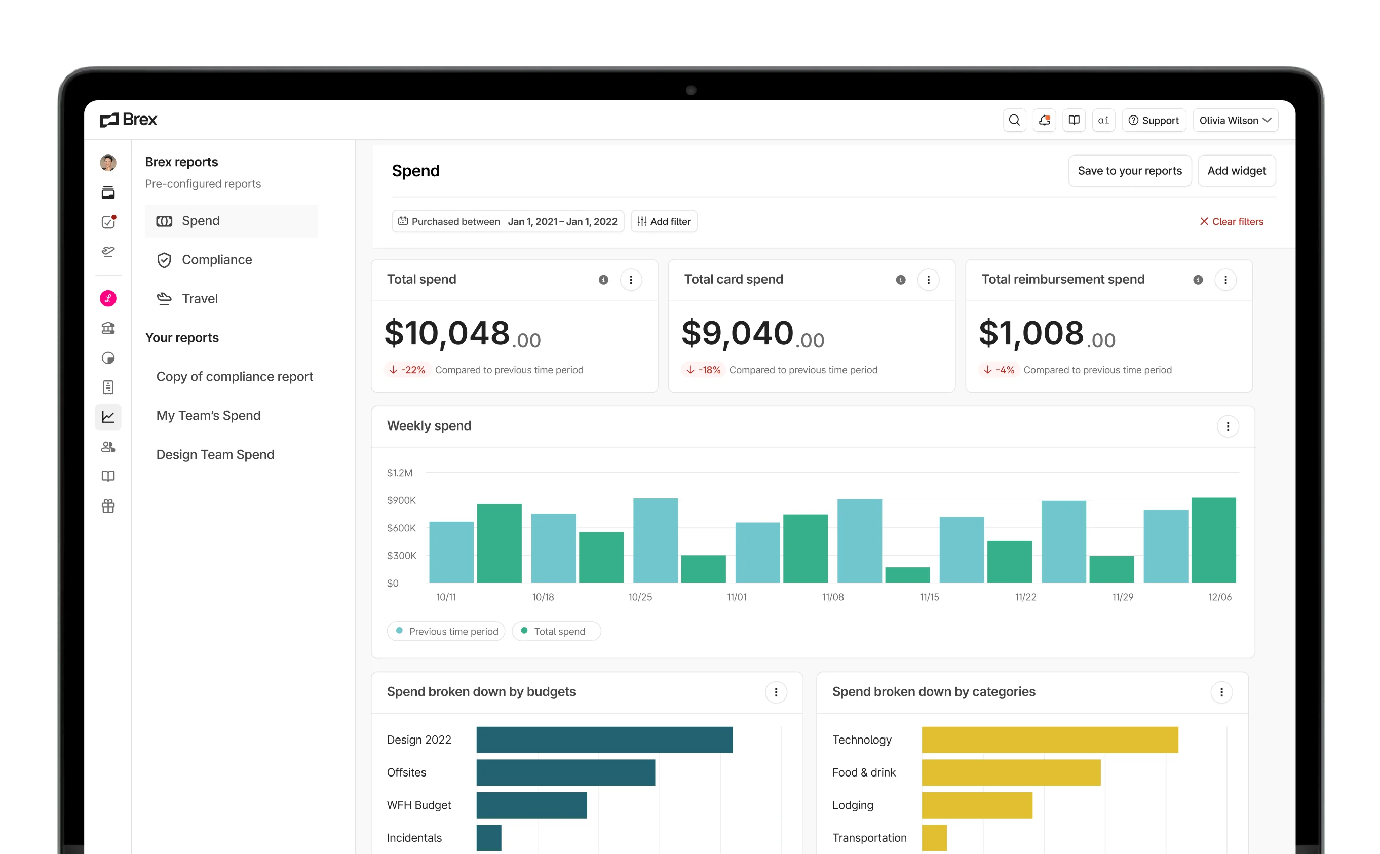 Brex: Corporate spend and expense management platform