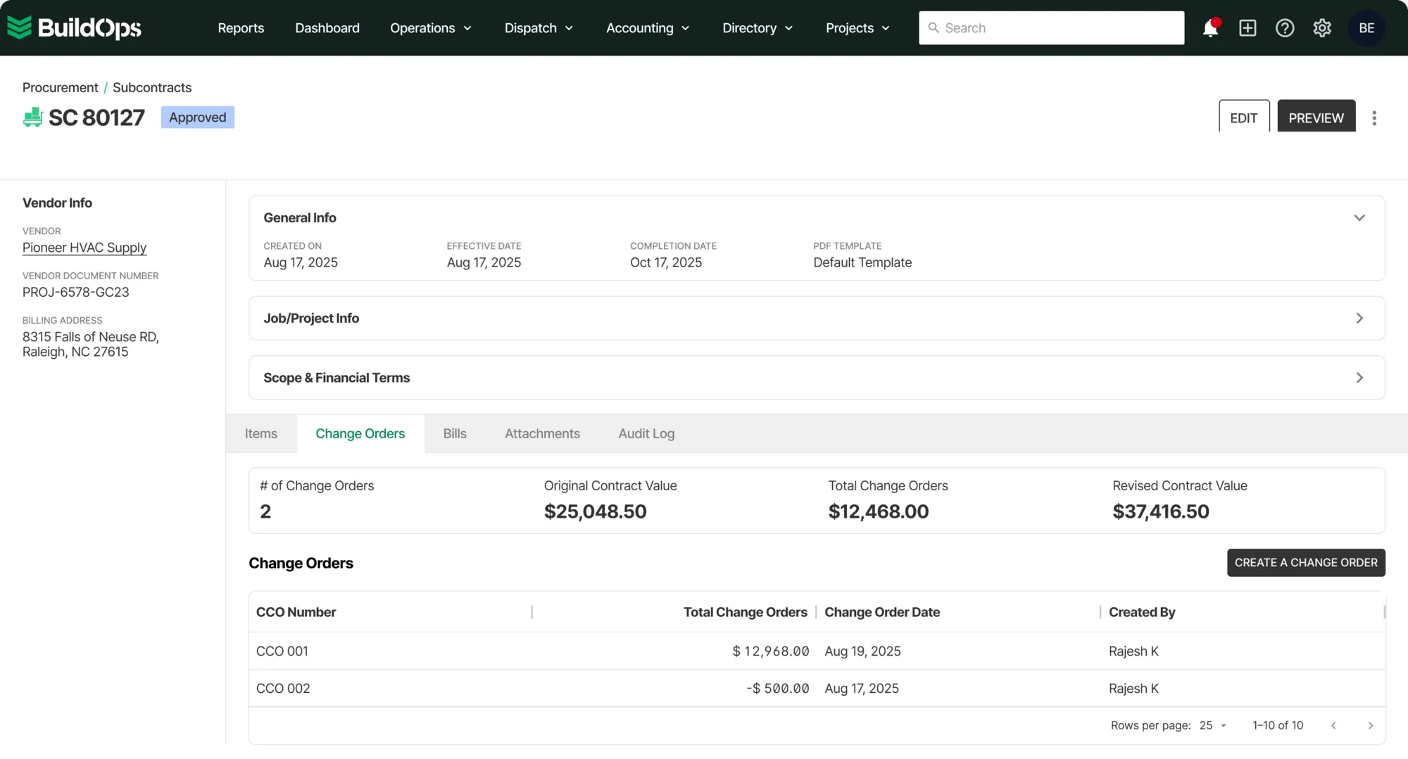 BuildOps FSM software for commercial contractors