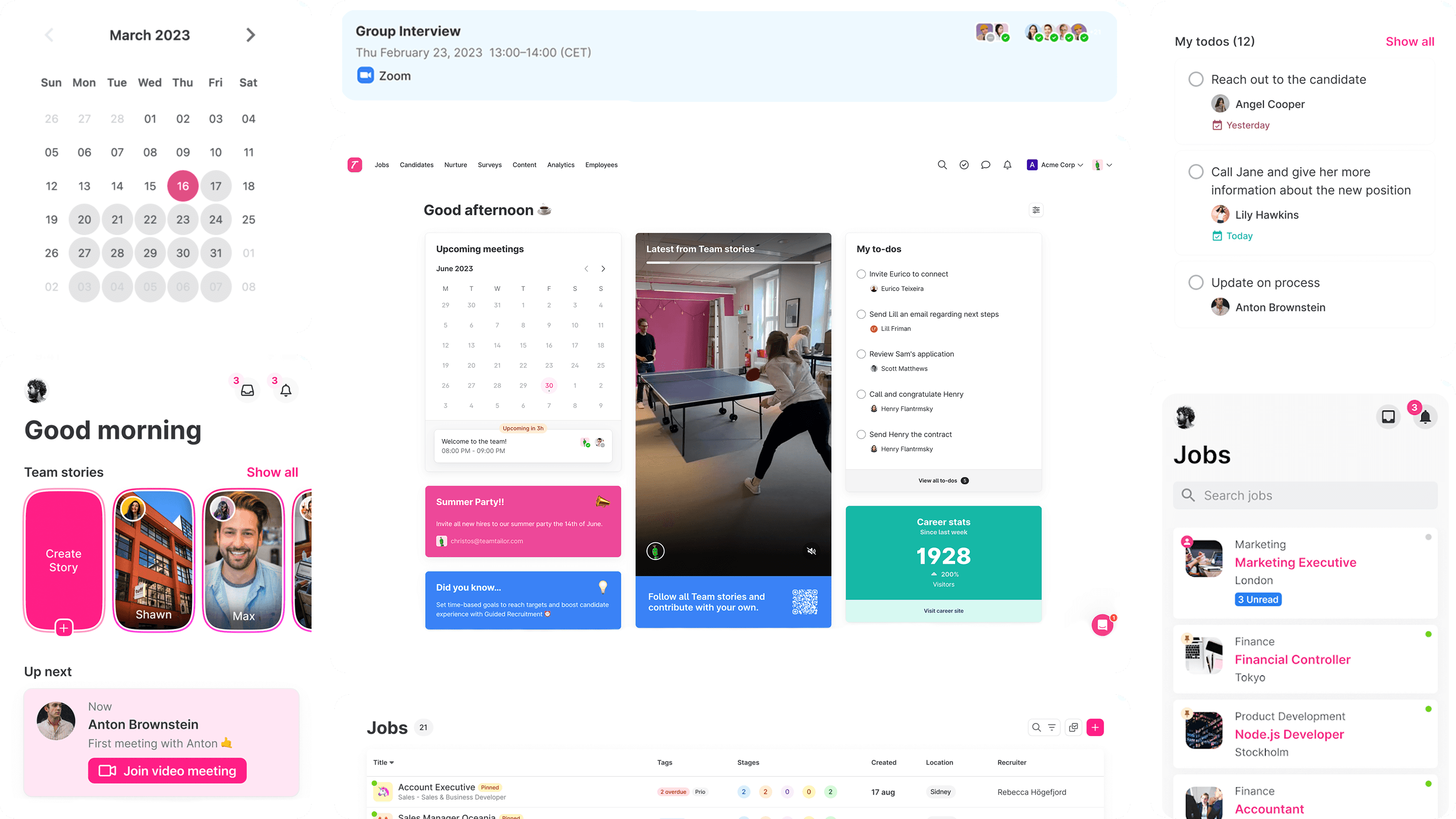 Teamtailor: Candidate tracking with employer branding