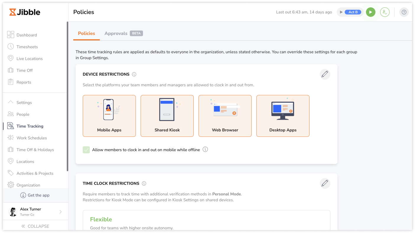 Jibble for time tracking & attendance software