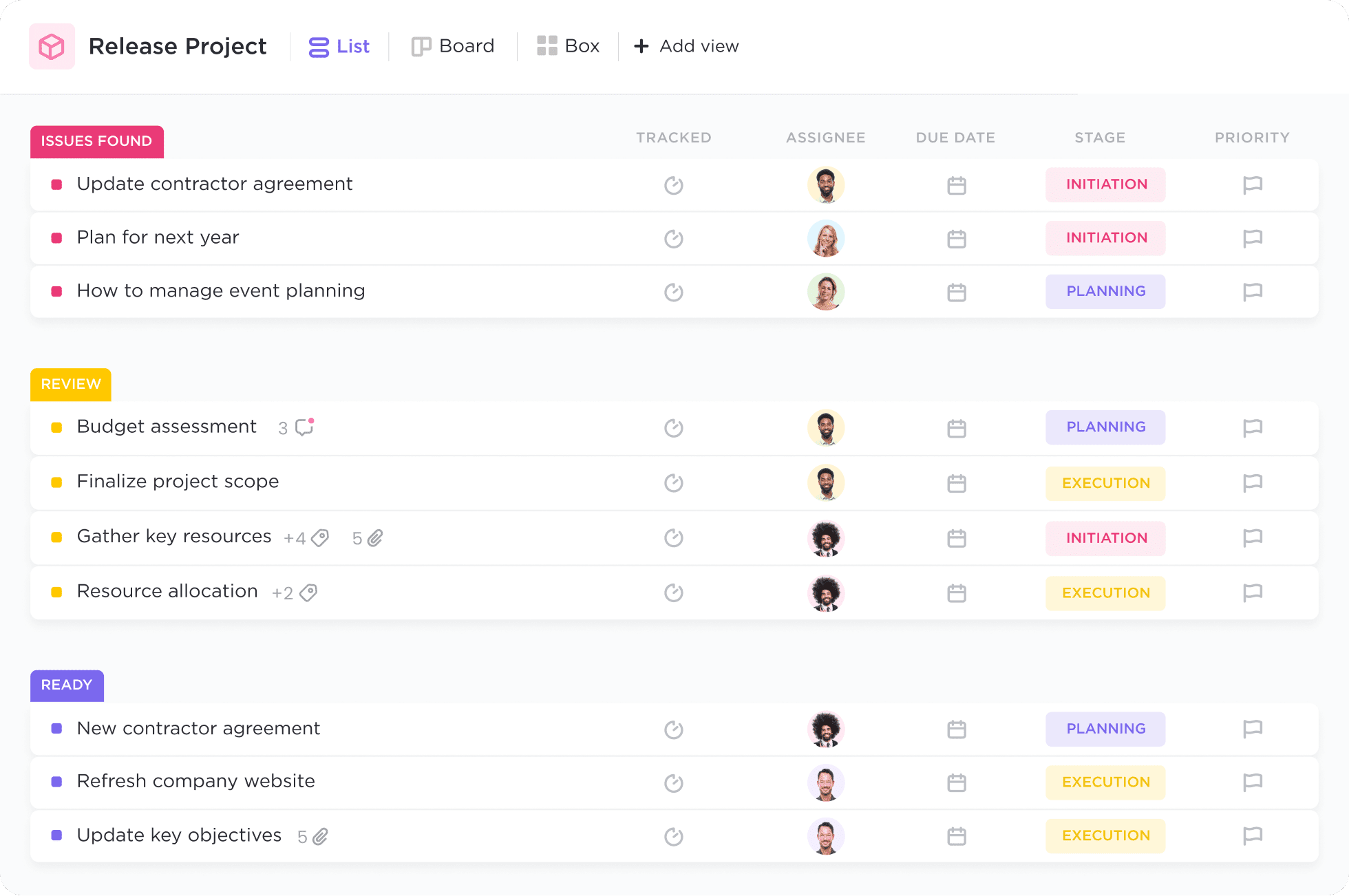 ClickUp platform
