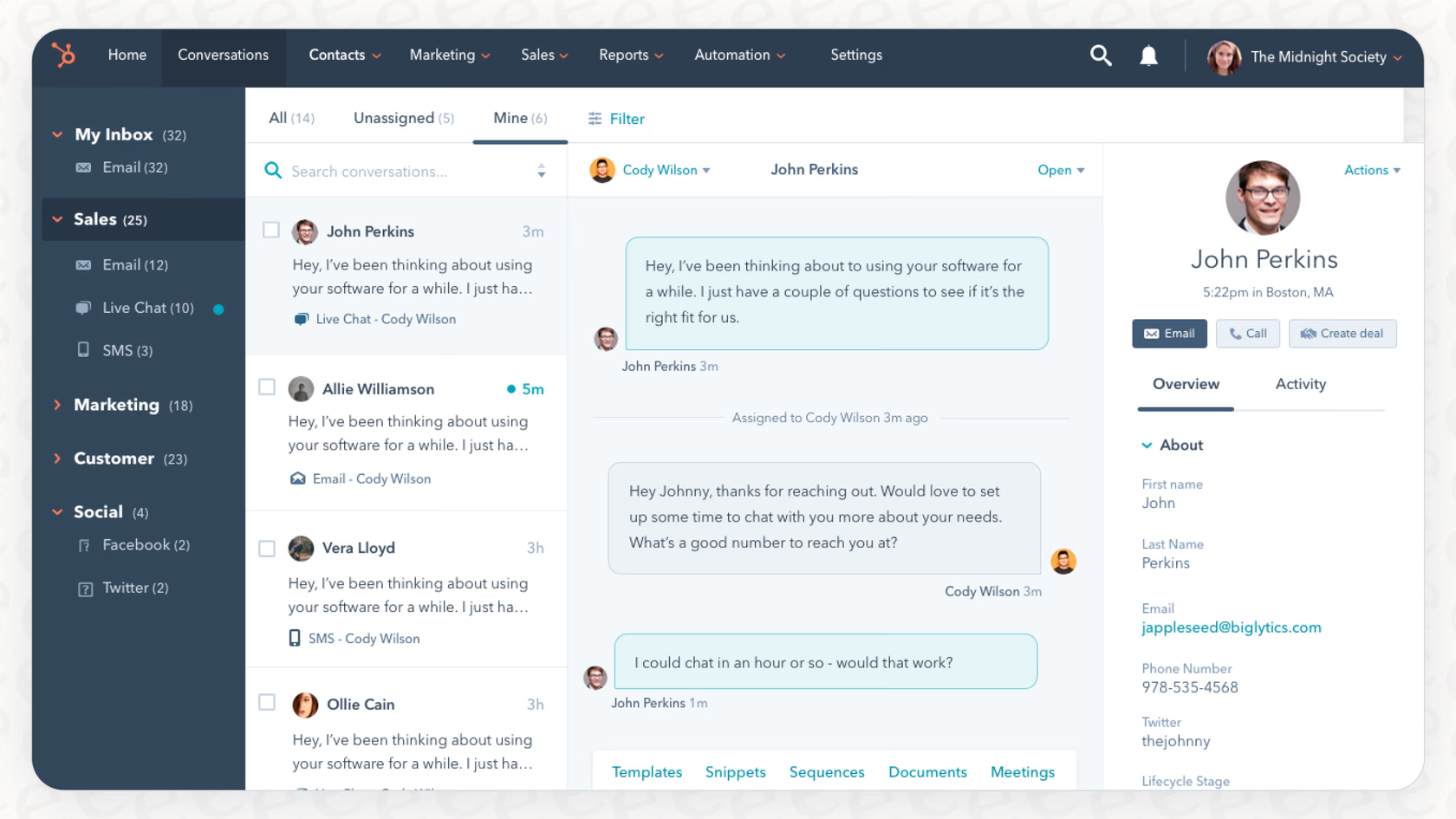 HubSpot AI-assisted content generation