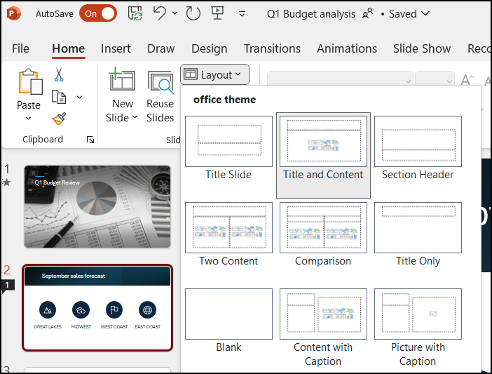 Microsoft PowerPoint slides