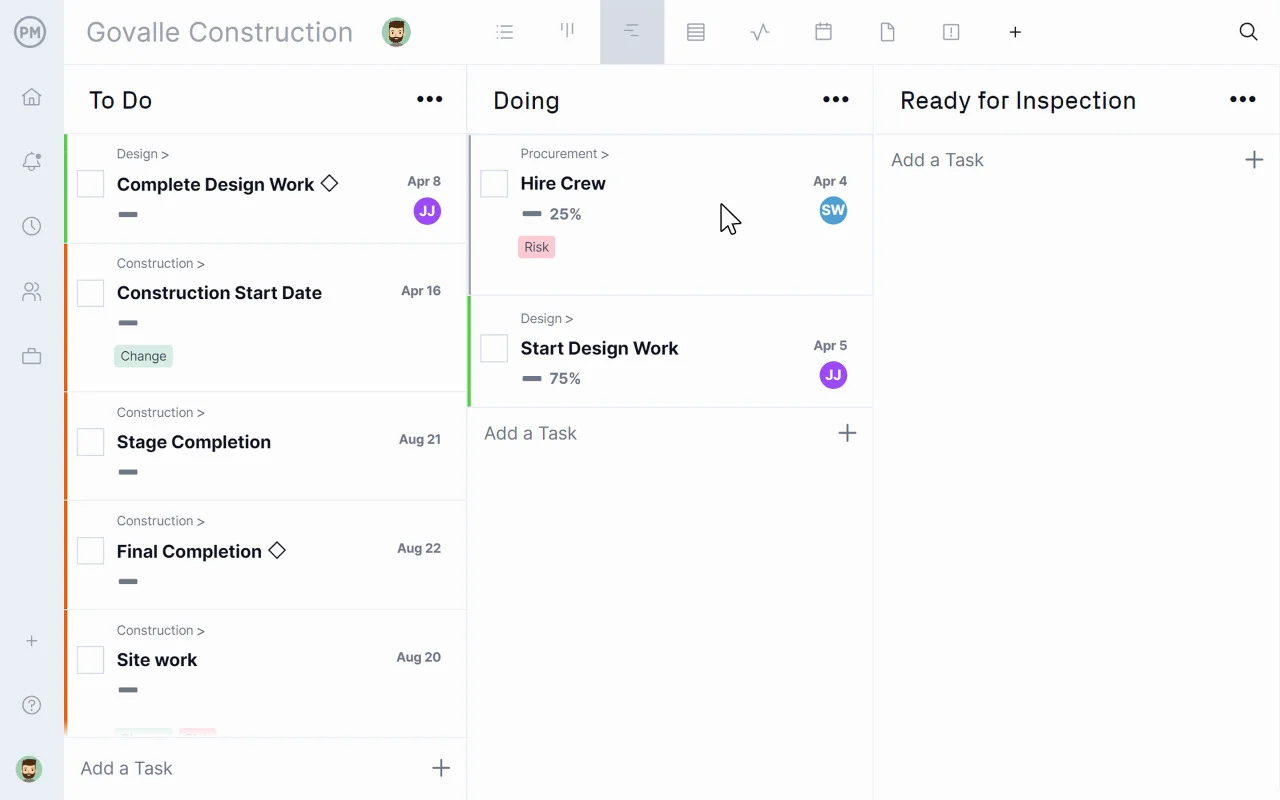 ProjectManager is a beginner-friendly planning tool