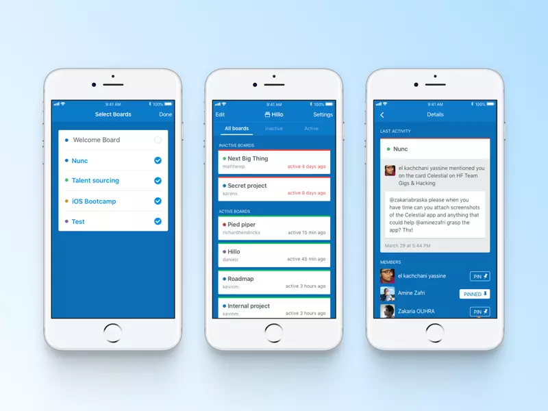 Trello mobile application