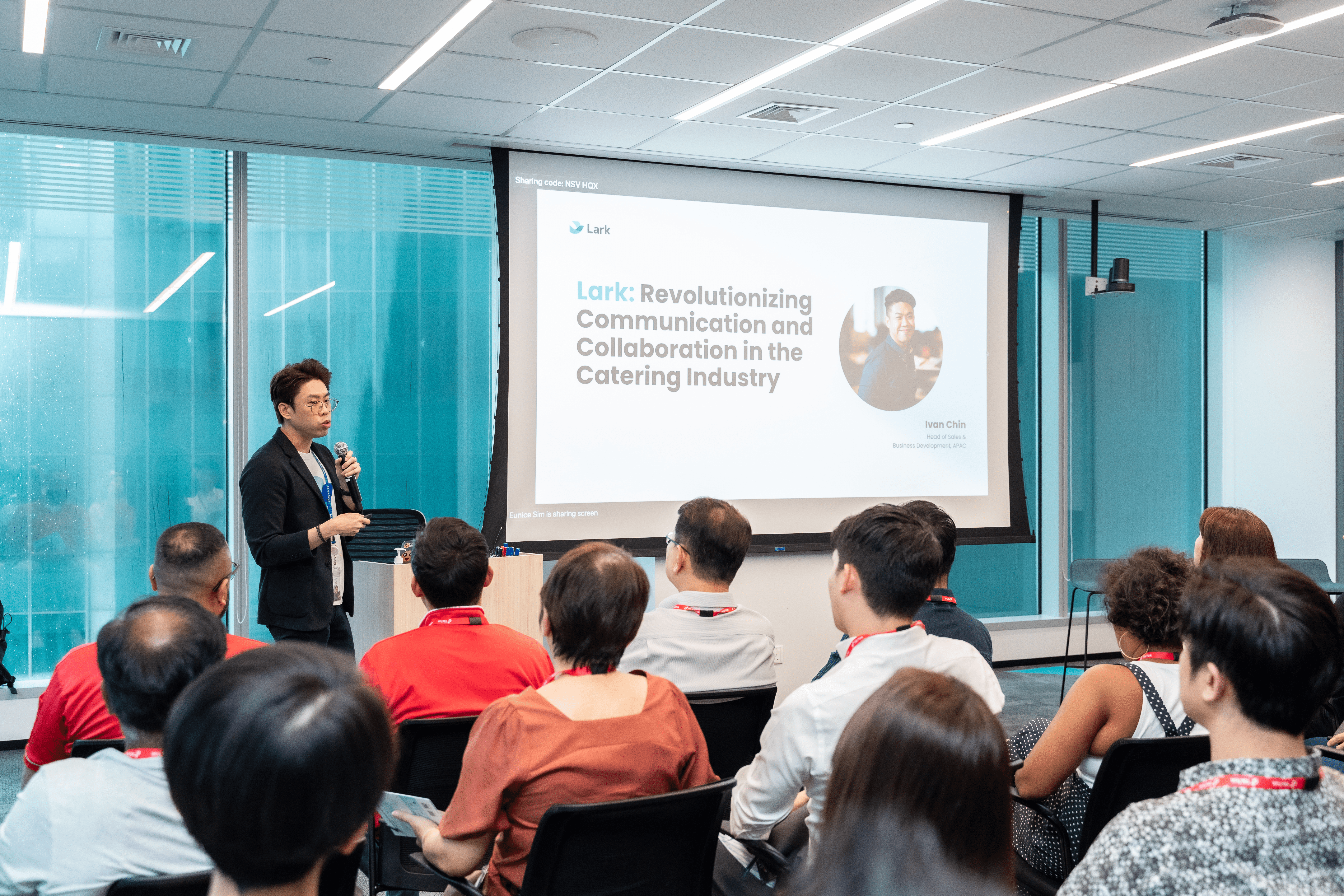 Ivan Chin, Head of Business Development @ Lark presentation