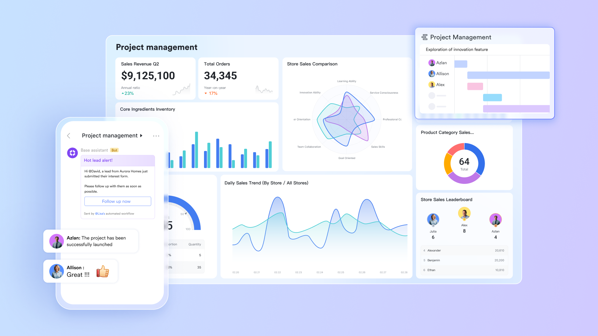 Lark is a powerful alternative to ClickUp and Airtable