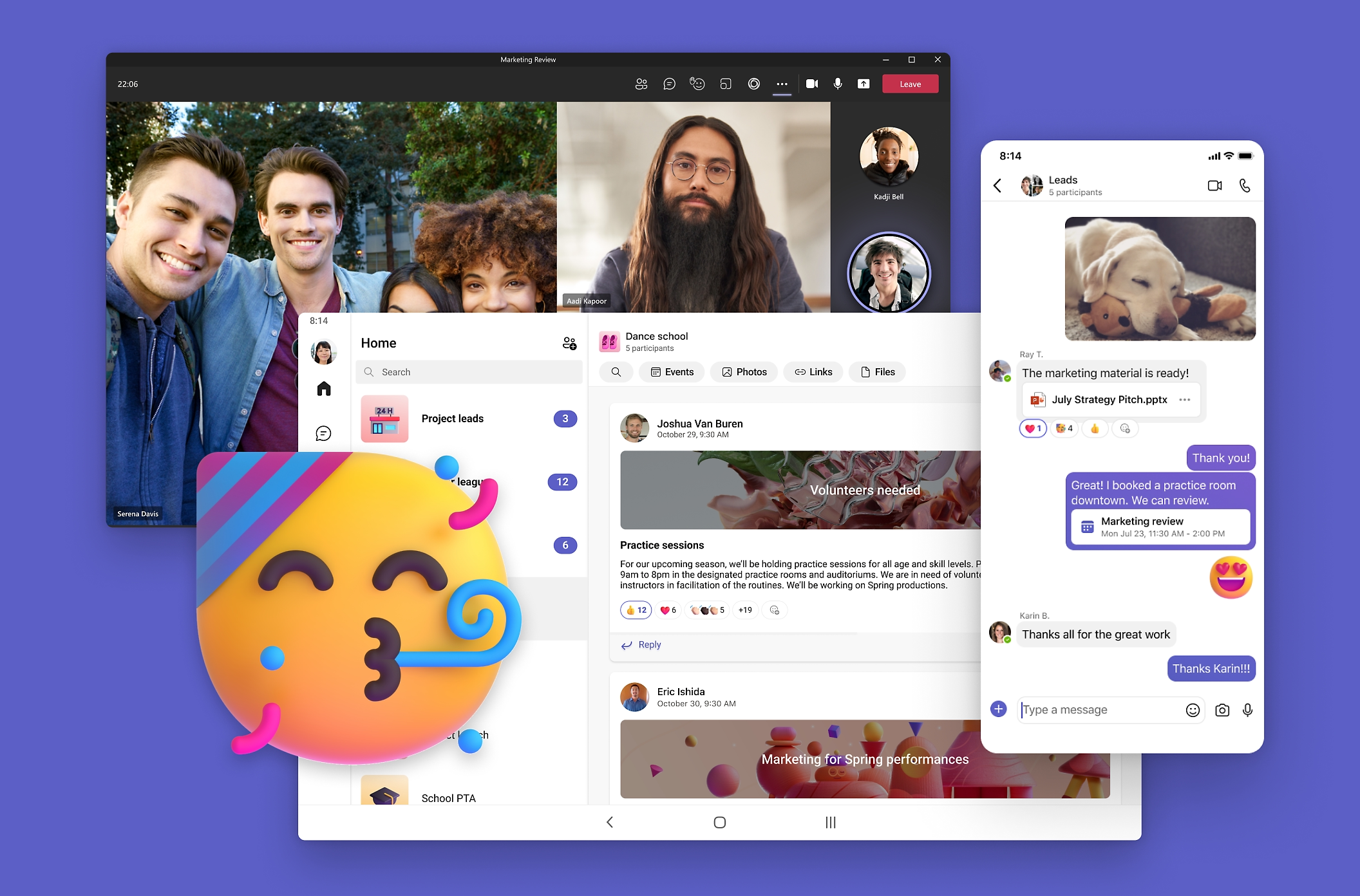 Microsoft Teams unified communication and collaboration