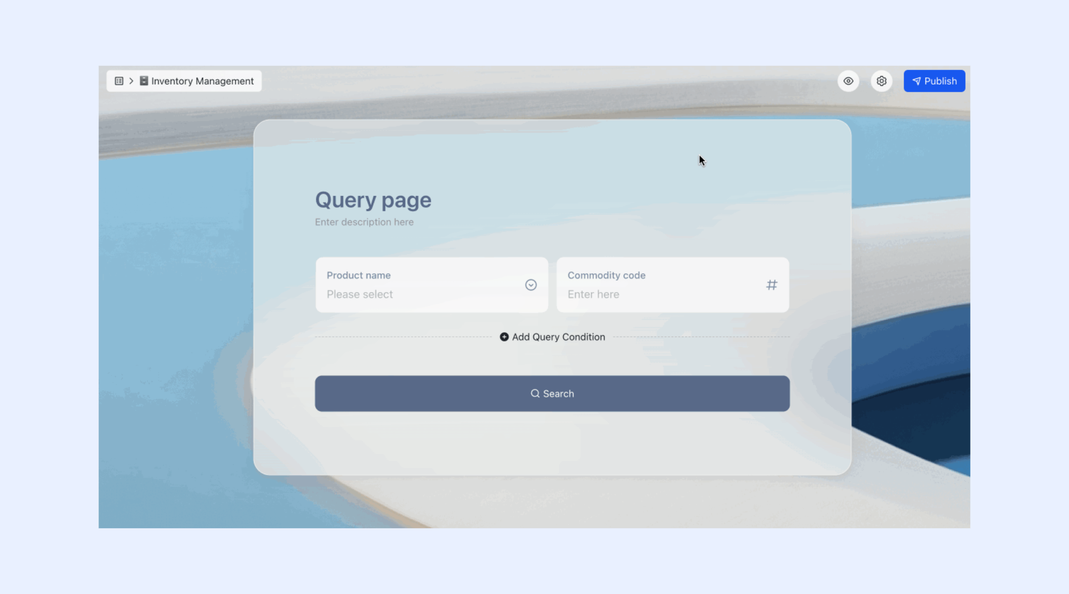 Query page: Instant lookup and record updates