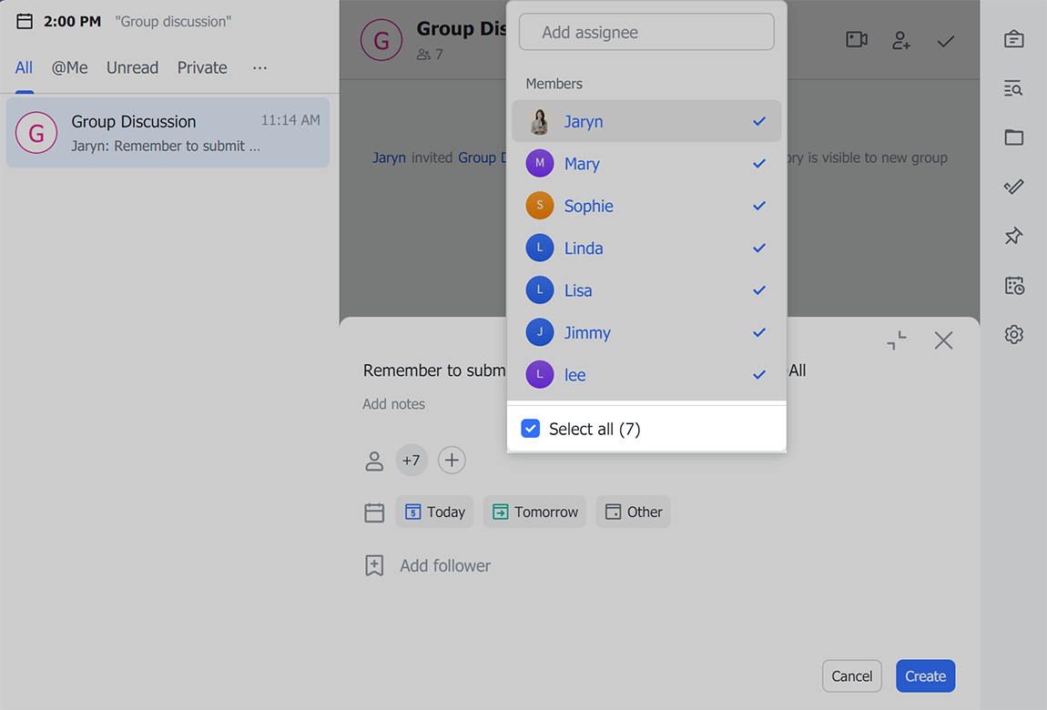 Tasks updates