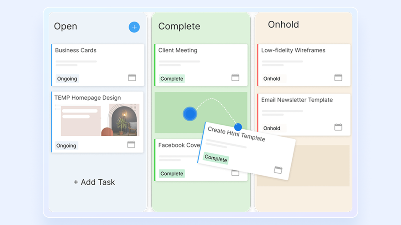 ProProf's Gantt chart interface to monitor progress