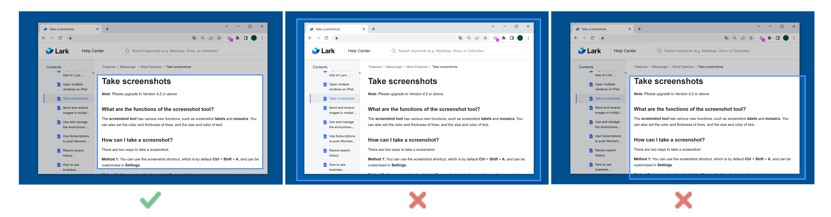 Record your screen and take scrolling screenshots