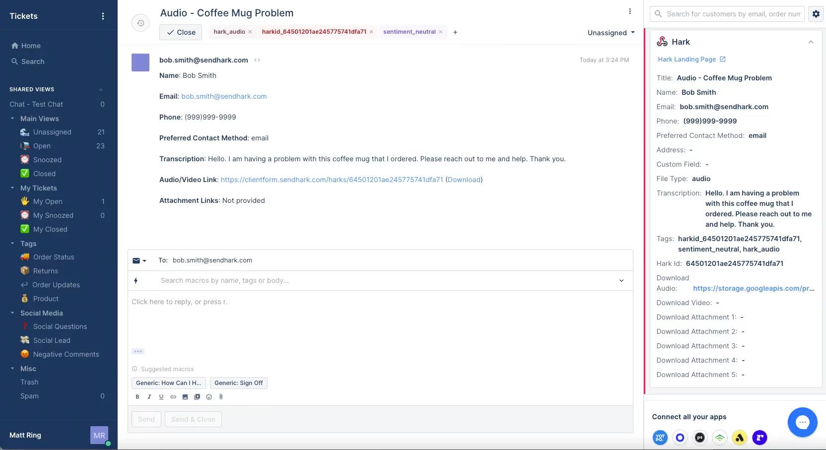 Gorgias is the top support platform for ecommerce brands