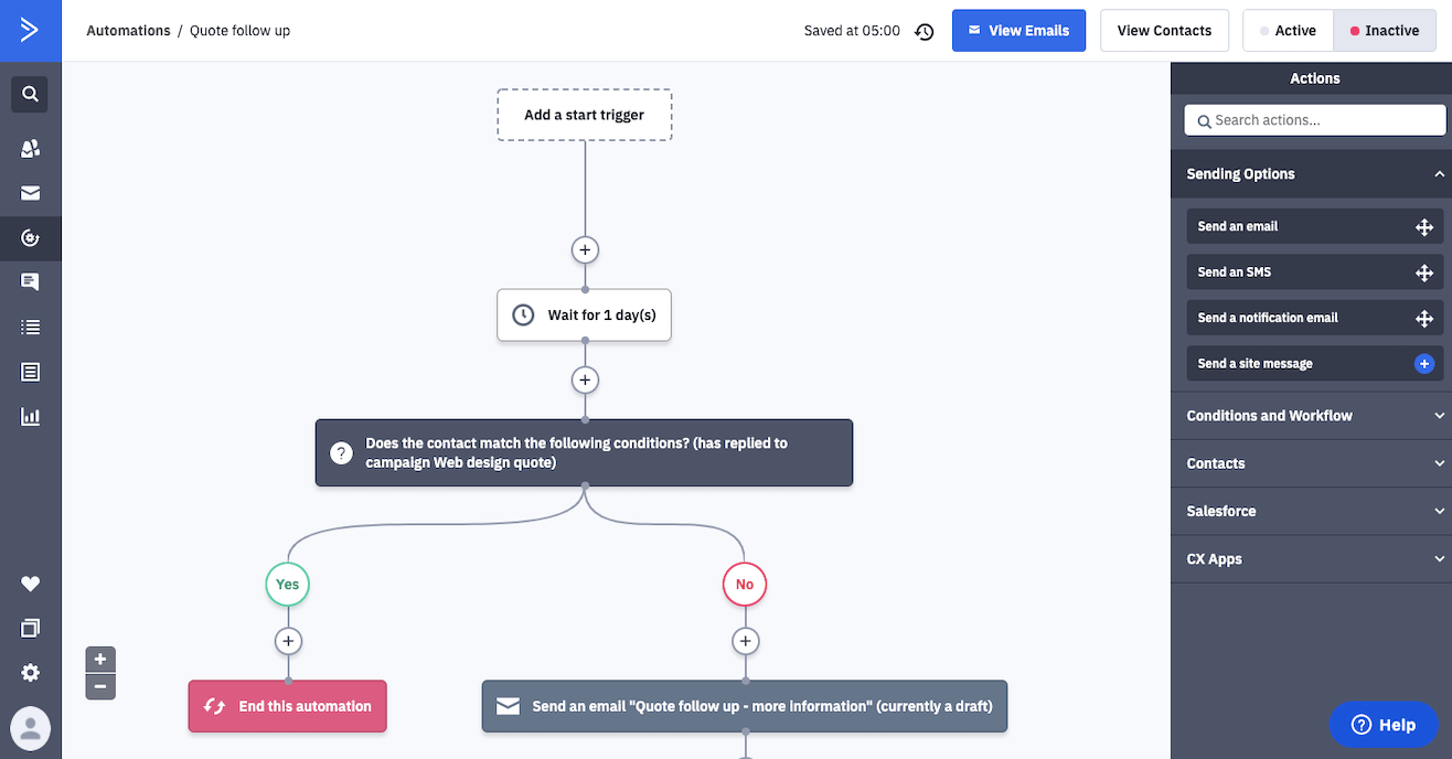 ActiveCampaign: Sales automation with email workflows