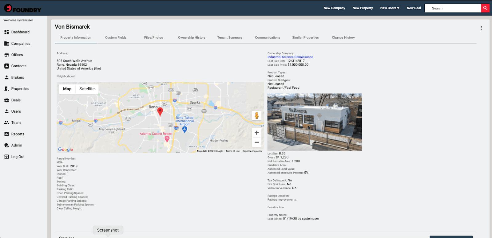 Interface of Foundry