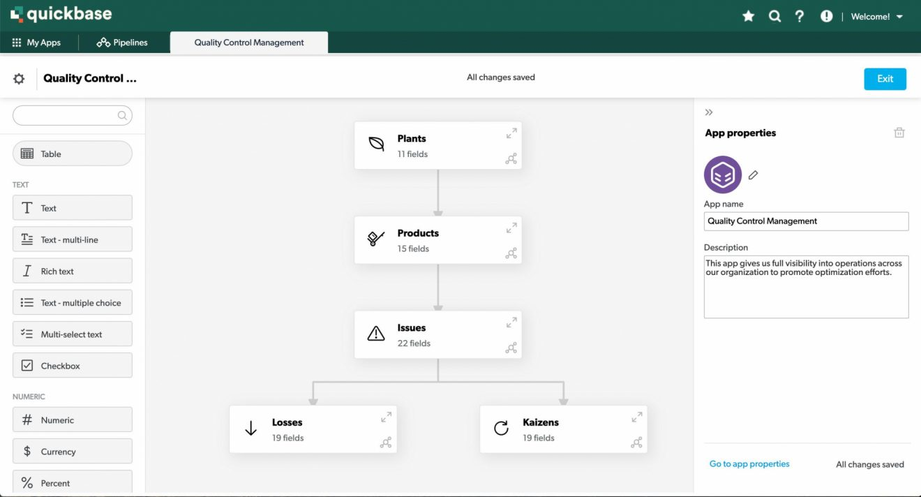 Quickbase: Low-code platform for process management