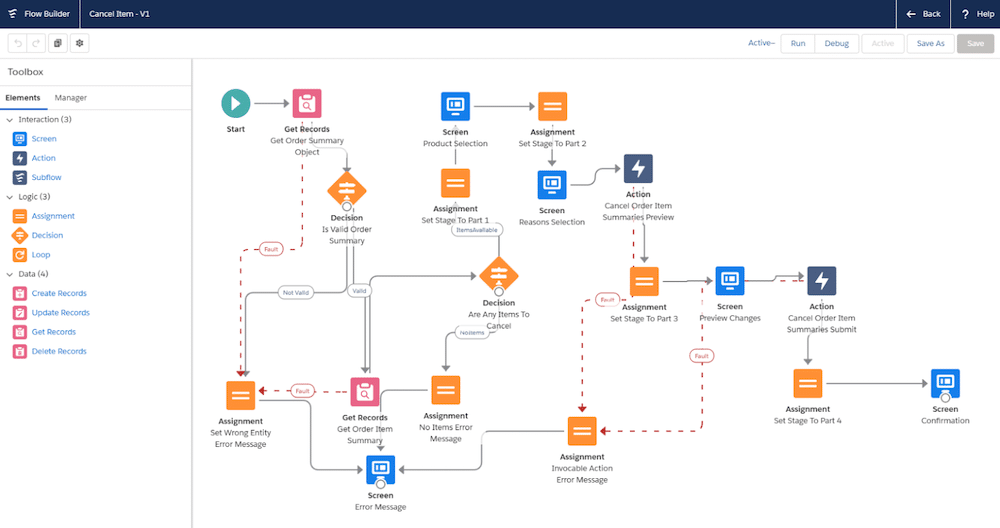 Record-driven automation that assigns absolute ownership