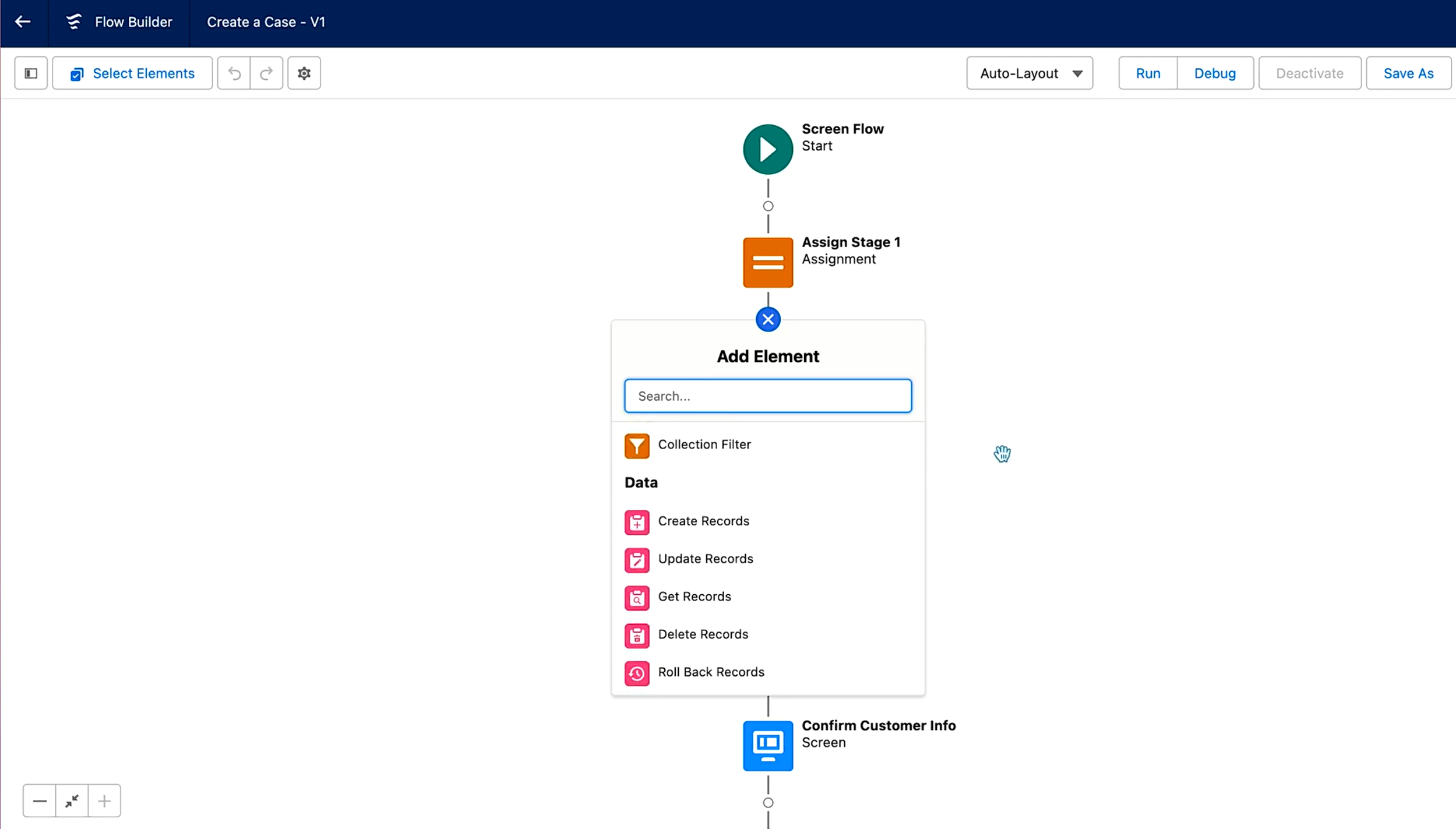creating workflows in Salesforce via Flow
