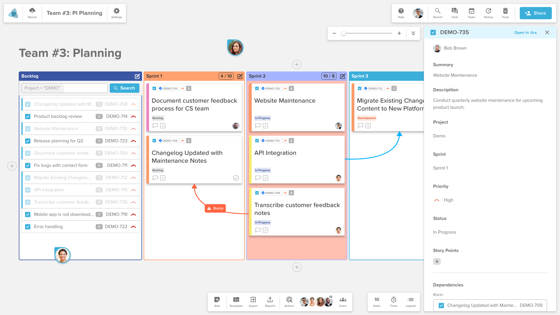 Stormboard for digital workshops