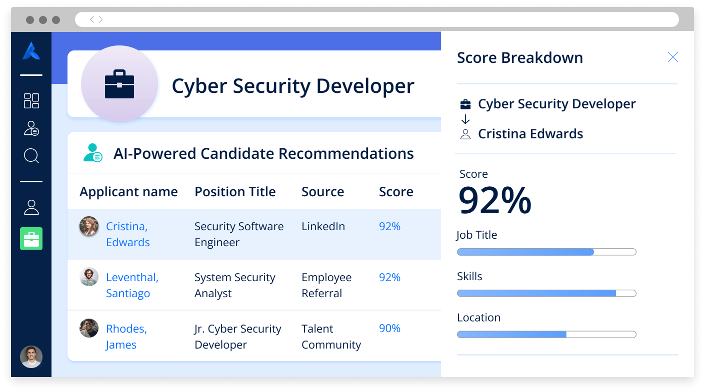 Avature enterprise-level recruiting CRM solution