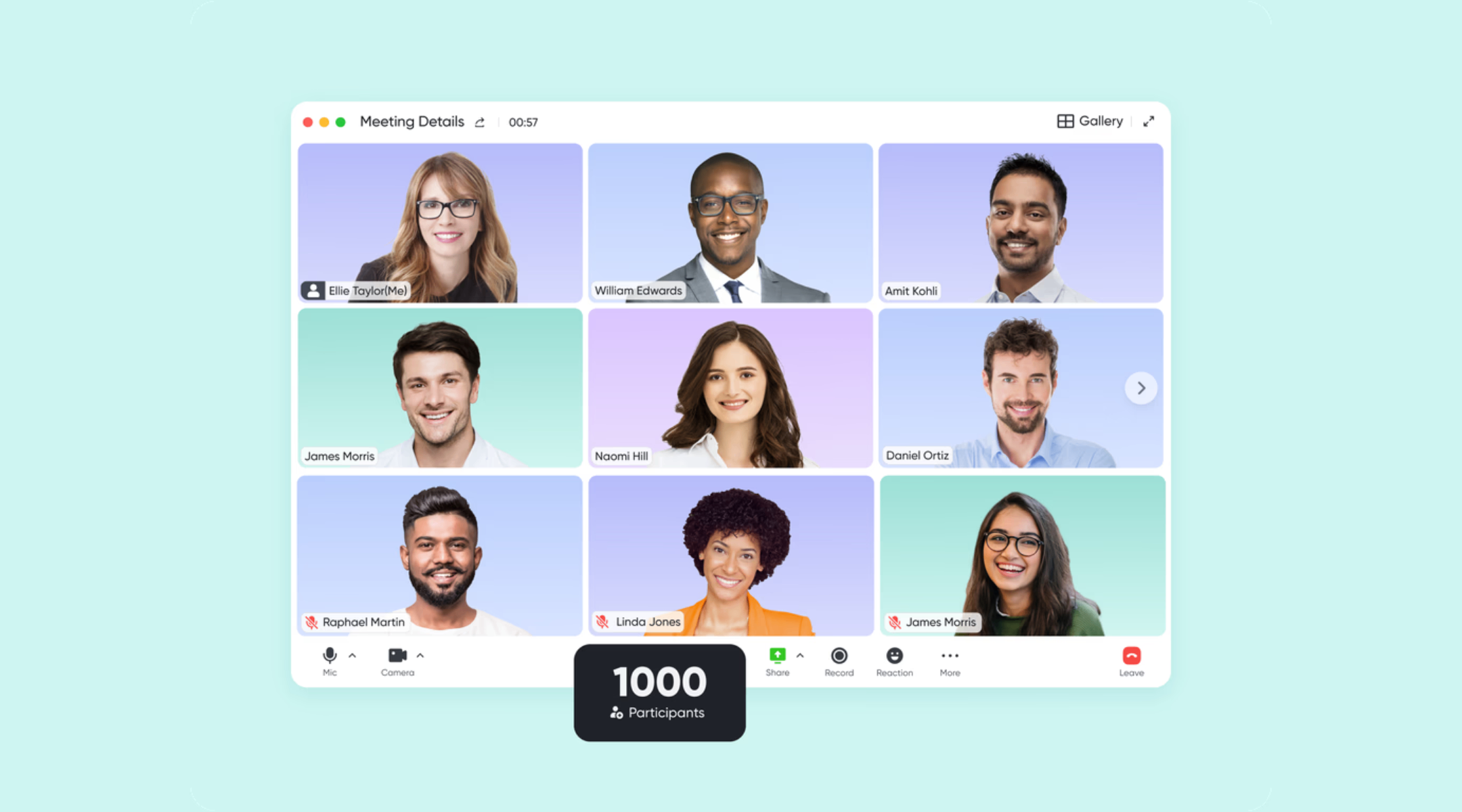 Lark Meetings built-in video meetings