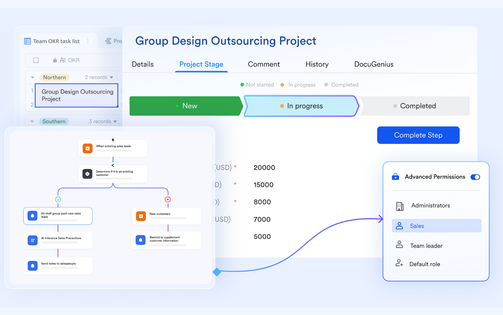 Workflow and automation in Lark Base