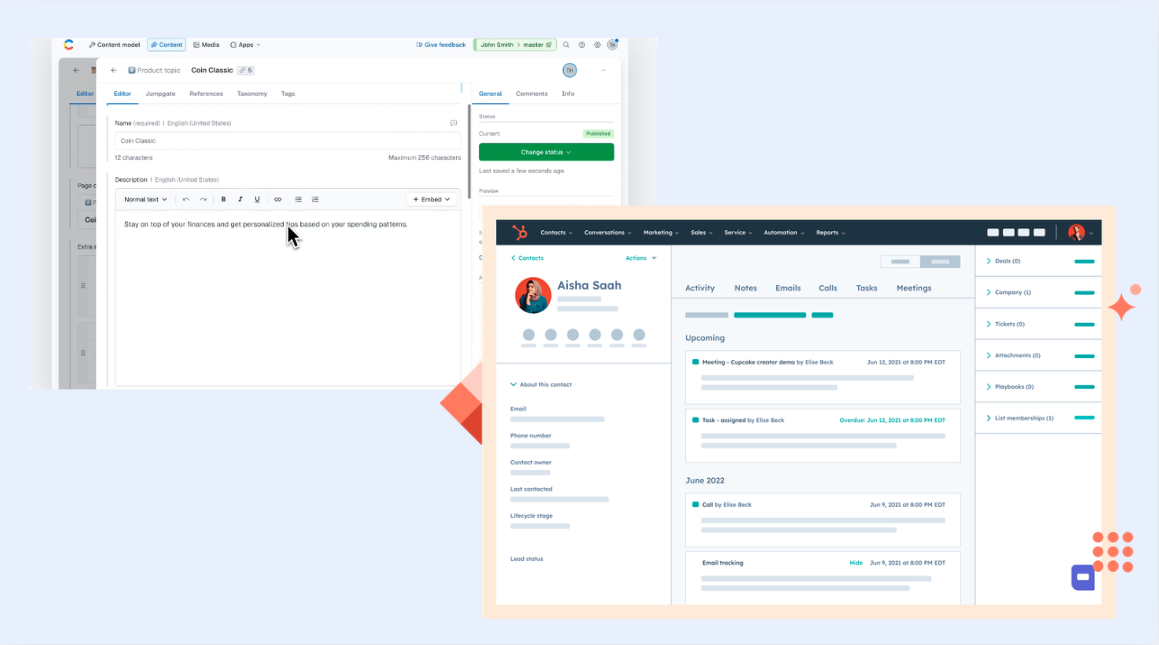 Contentful + HubSpot: Headless CMS integration with CRM tools