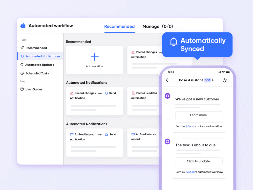 Setting up automation in Lark
