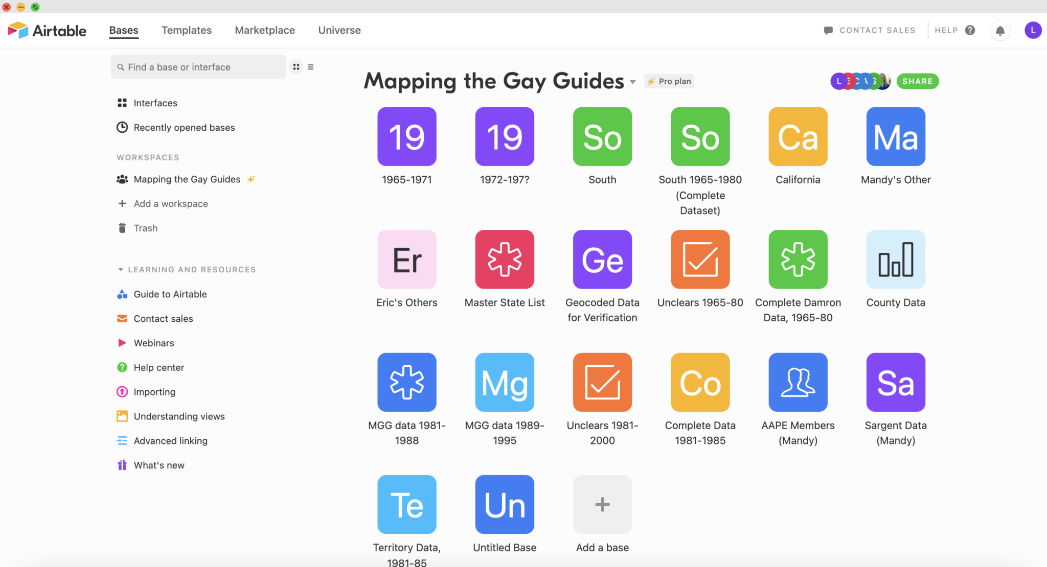 Airtable: Database-driven collaboration application