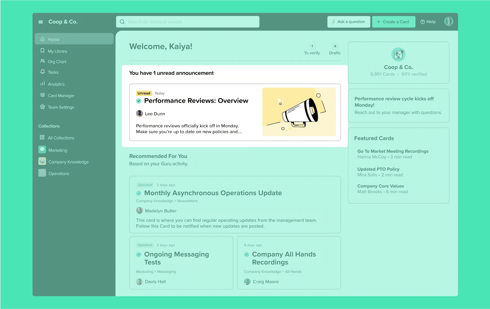 Interface of Guru