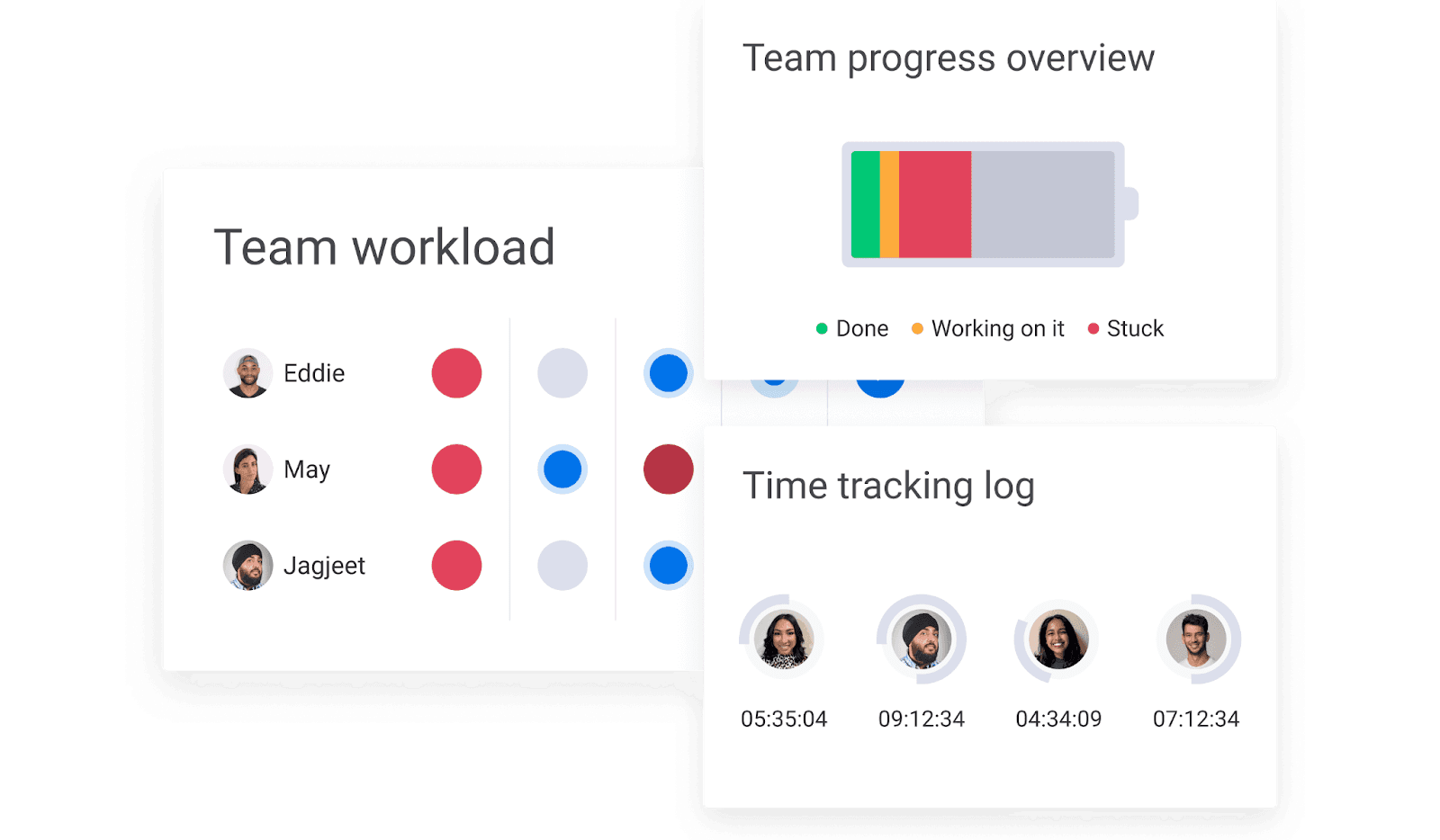 Interface of Monday.com