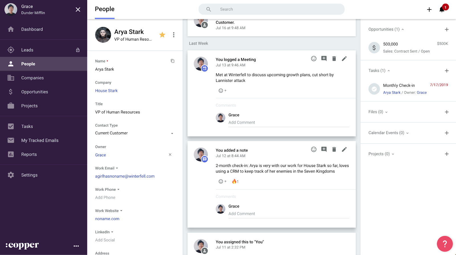 Copper CRM best for G Suite SaaS companies