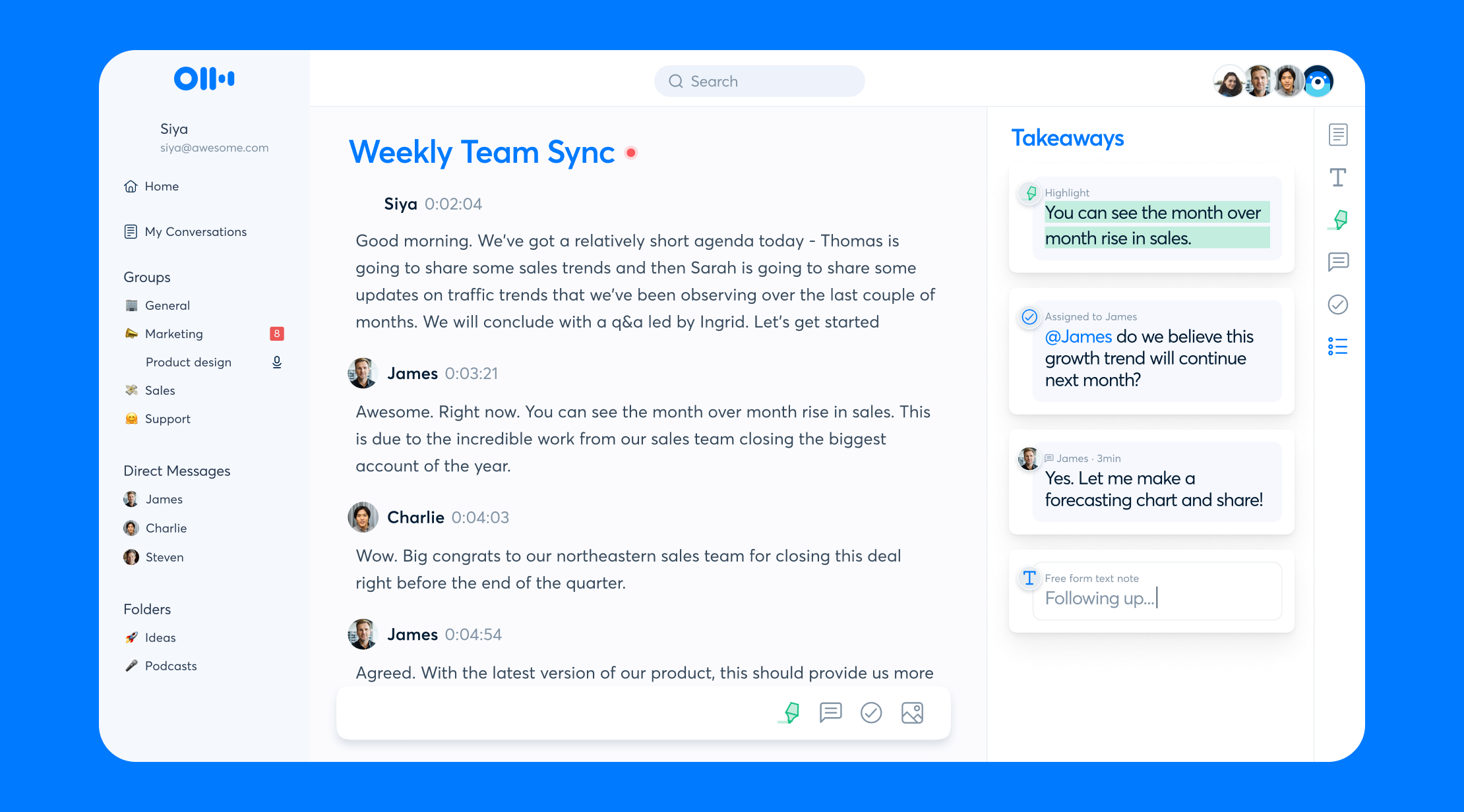 Otter: AI transcription for smarter meetings