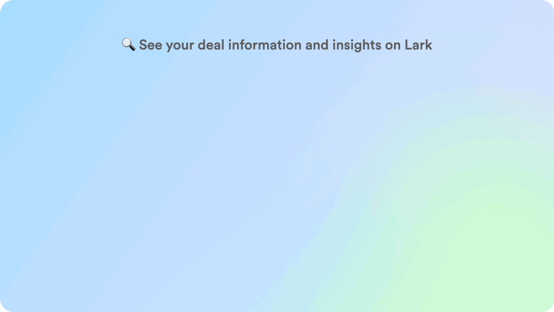 Sync meetings booked via HubSpot to your Lark Calendar for easier meeting management and make sure the teams appear at client meetings, demos, and more on time.