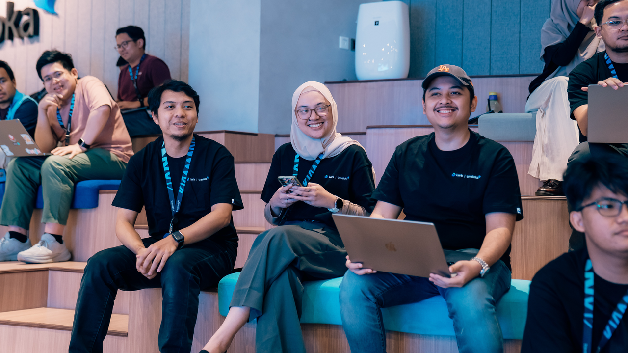 Traveloka employees attending Lark Efficiency Pioneer Competition 2025