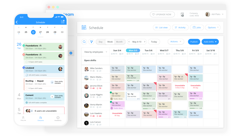Connecteam employee scheduling app