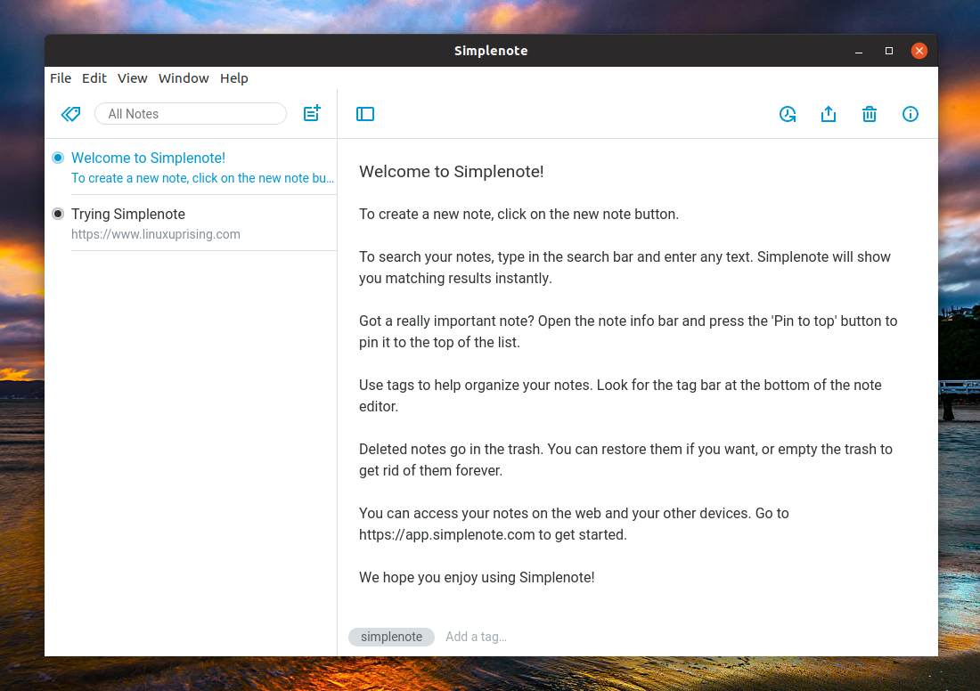 Simplenote: Best minimalist note-taking app for Mac