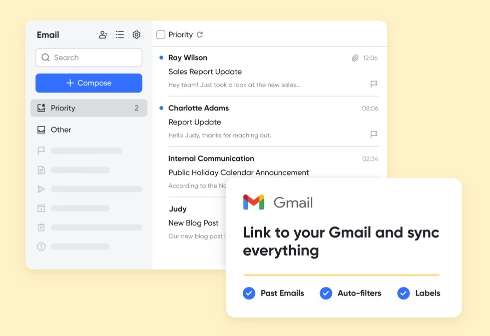 Lark Mail supports smart email management