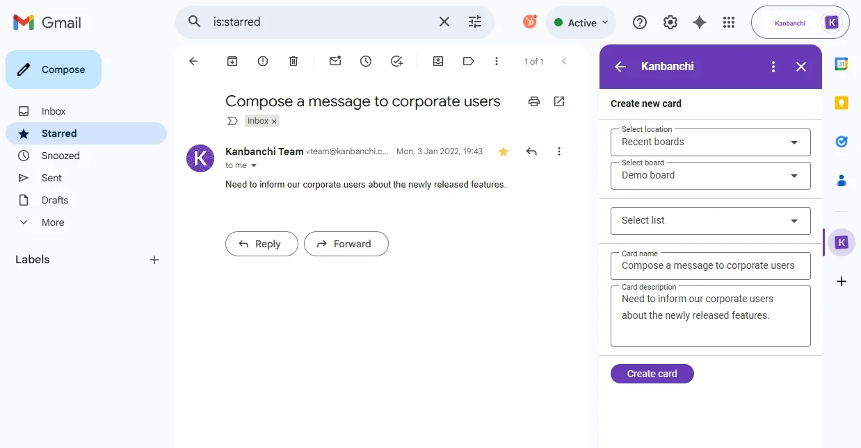 An image showing the Kanbanchi project tracking add-on