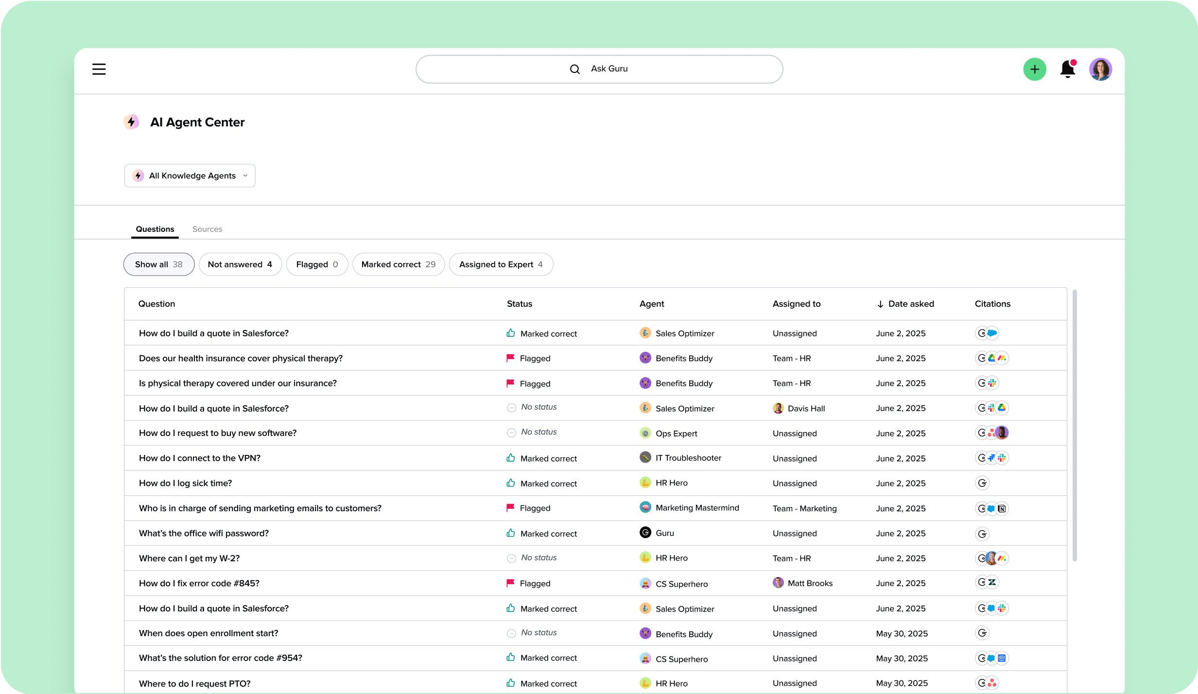 Guru: AI-enabled knowledge sharing for teams