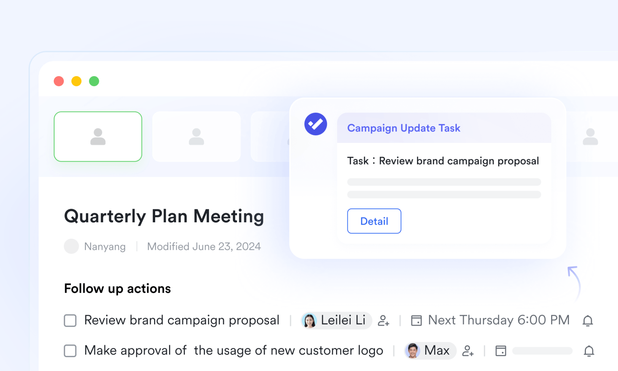 Lark supports the creation of Kanban boards