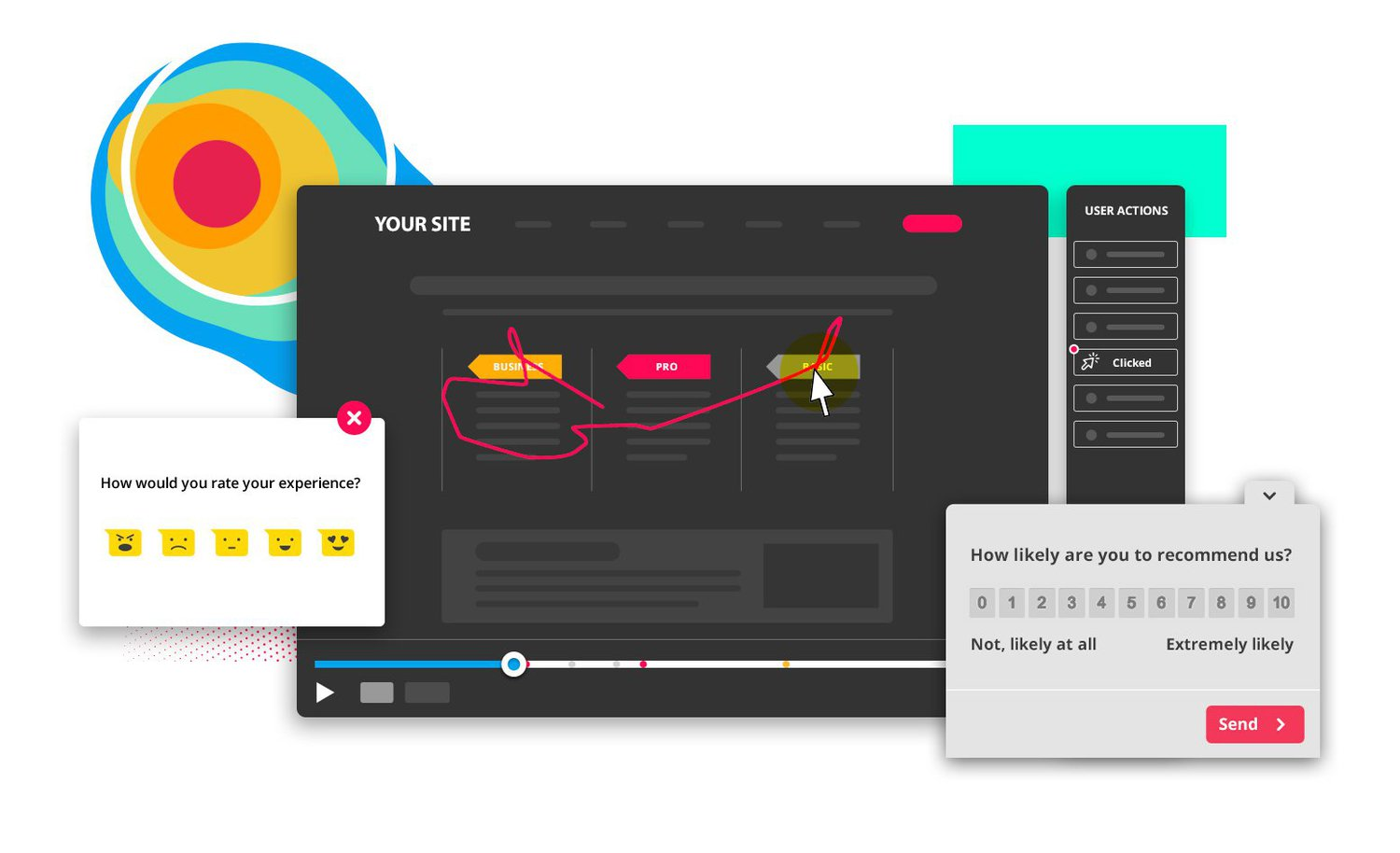 Hotjar: Visual website behavior and feedback tracking
