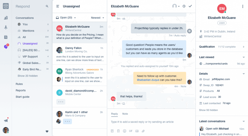 Intercom interface