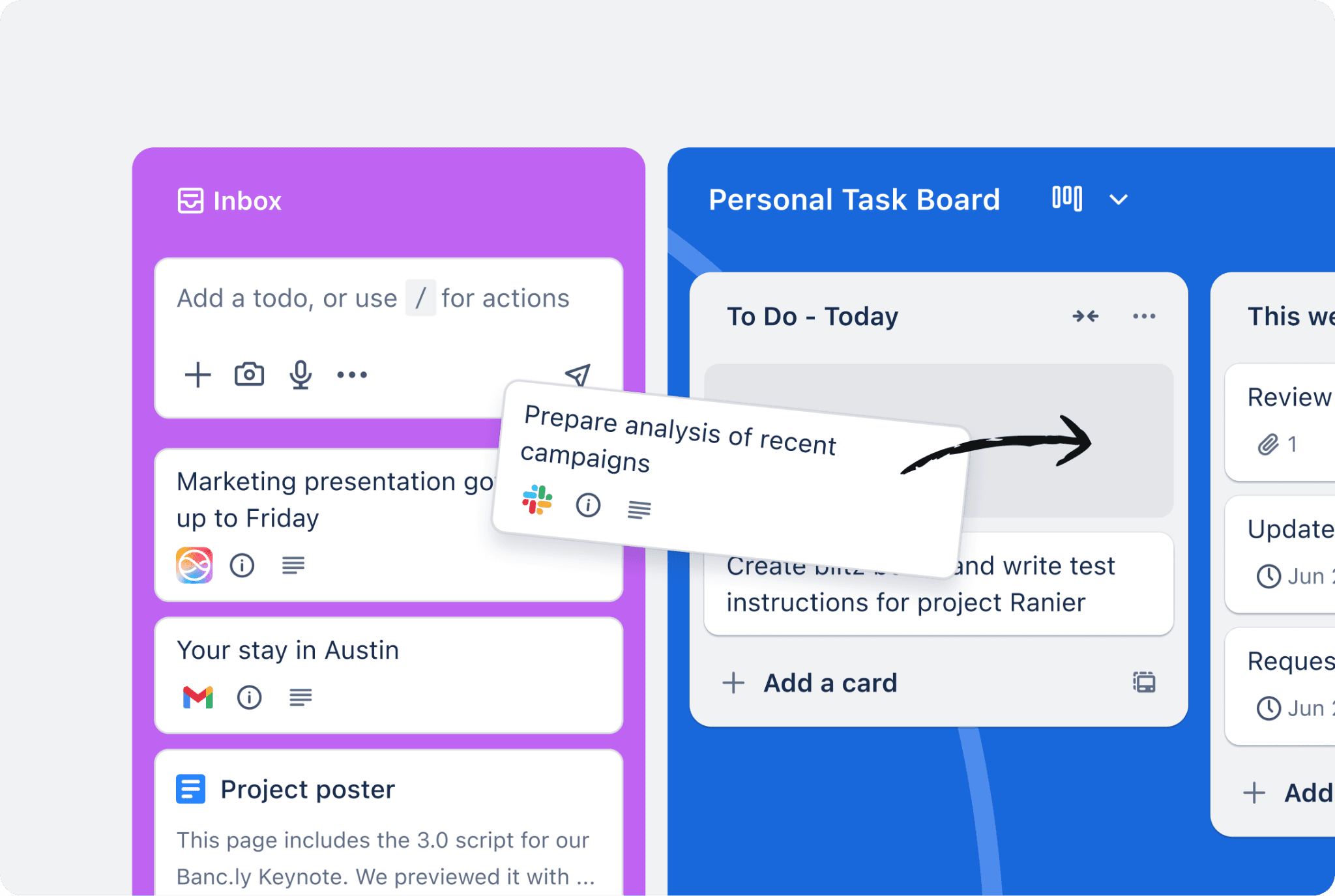 Task management in trello