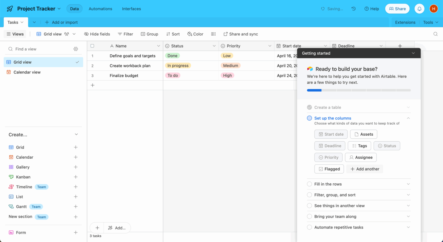 Airtable stands out among visual management tools