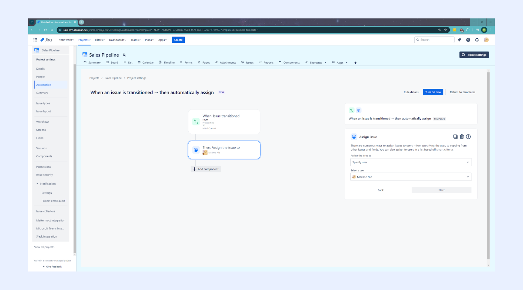 Step 4: Add automation to simulate CRM behavior