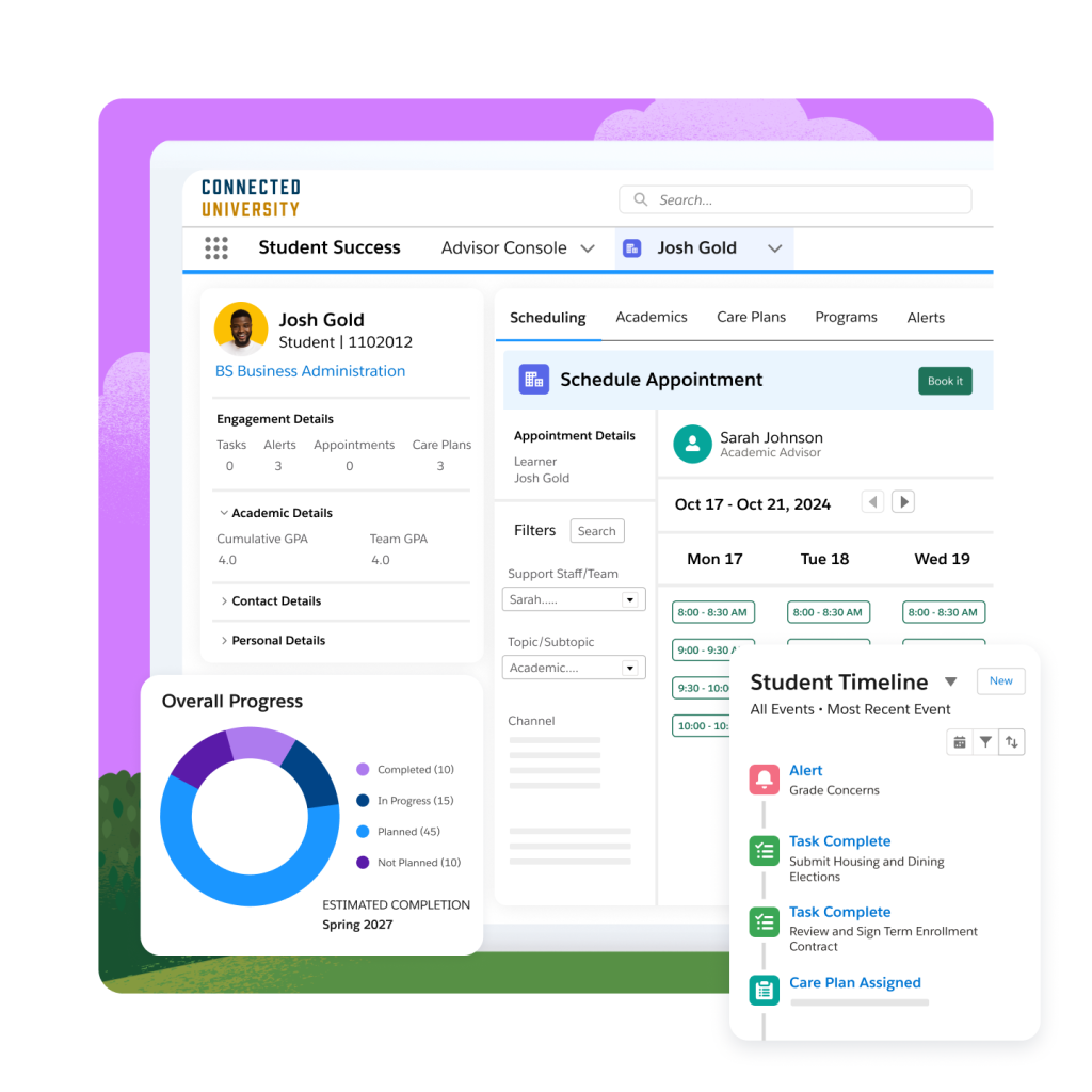 Salesforce education software & CRM