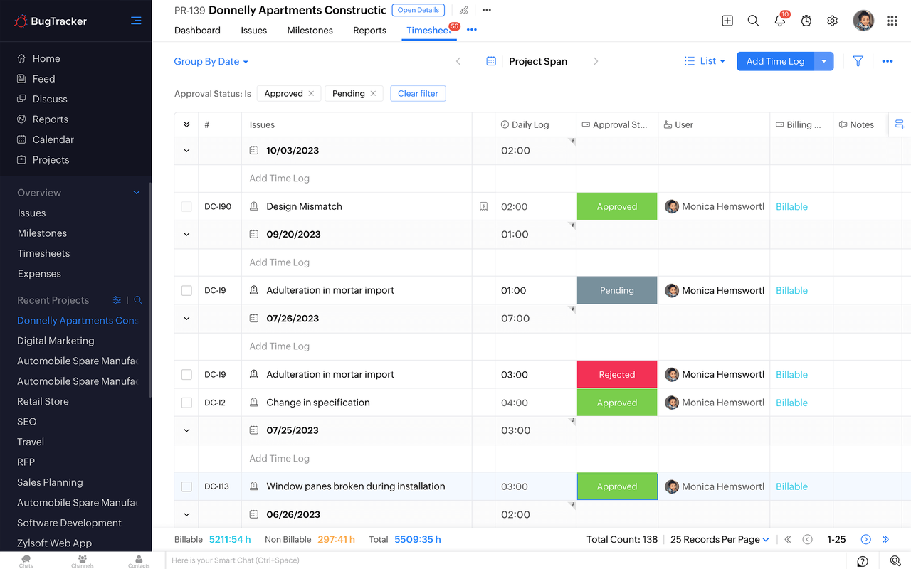Zoho BugTracker is the best SMB development tracker