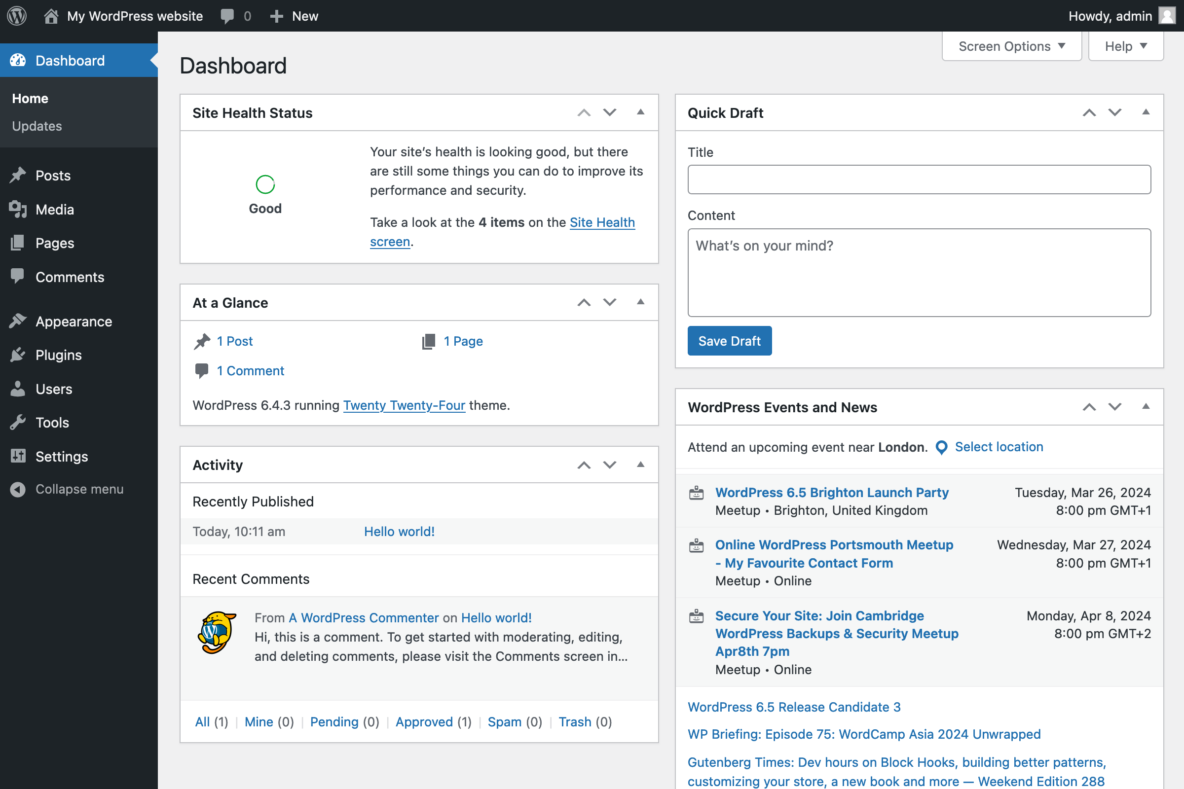 WordPress: A content management system tool