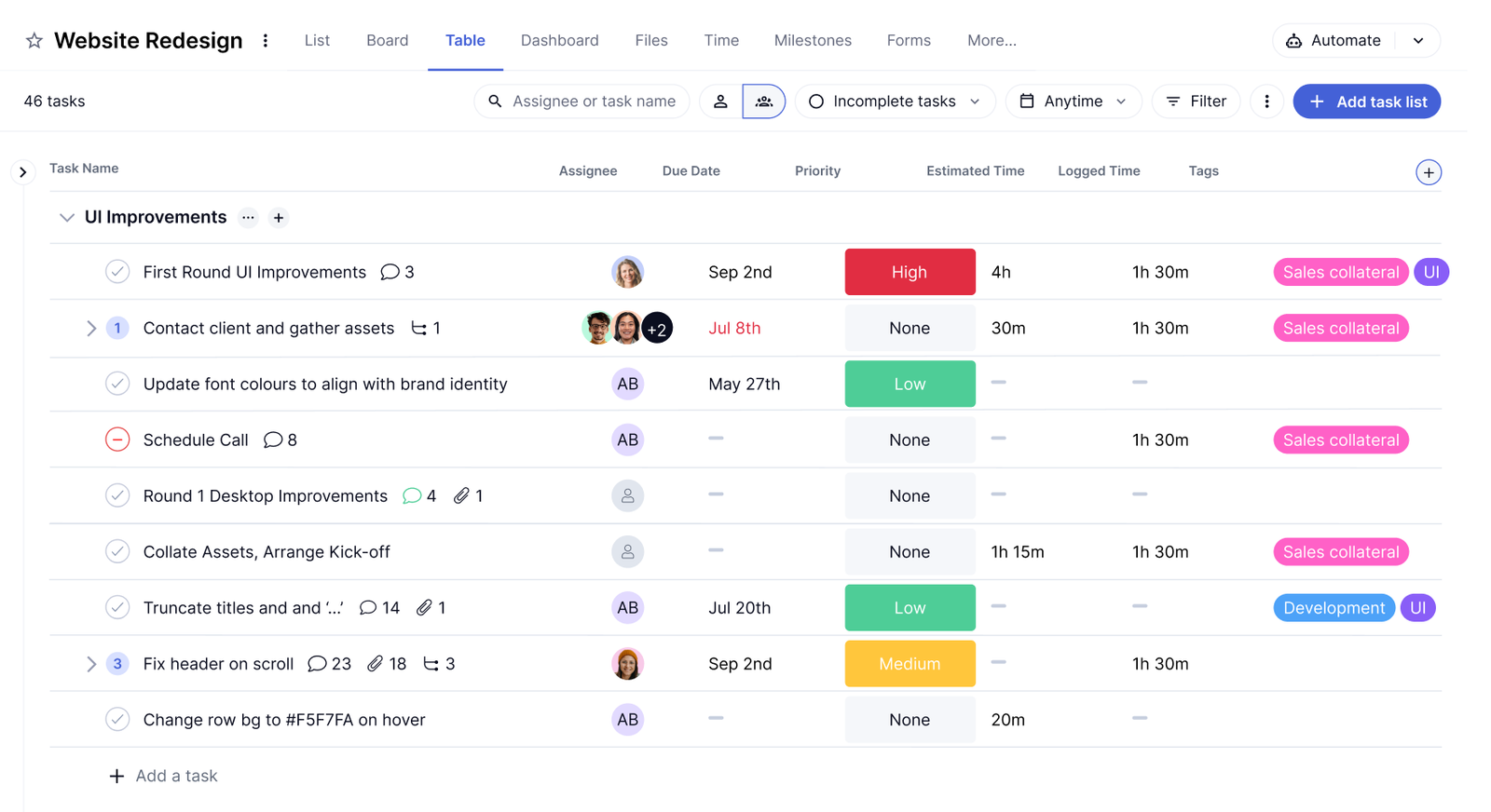 Teamwork agency management software